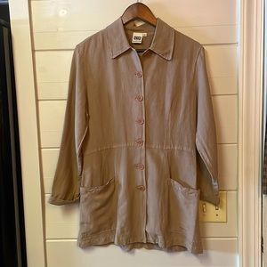 Johnny Was Collection Linen Rayon Blend Jacket Size S.